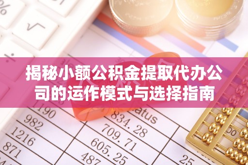 西秀揭秘小额公积金提取代办公司的运作模式与选择指南