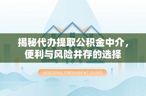 西秀揭秘代办提取公积金中介，便利与风险并存的选择