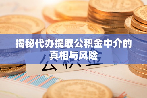 西秀揭秘代办提取公积金中介的真相与风险