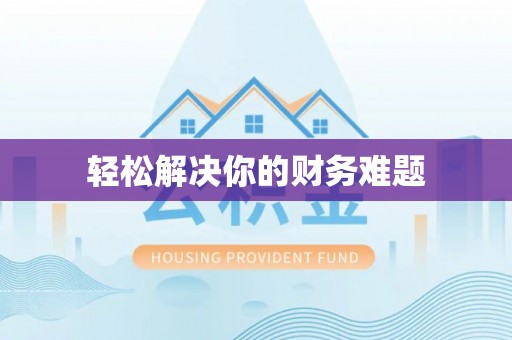 西秀轻松解决你的财务难题