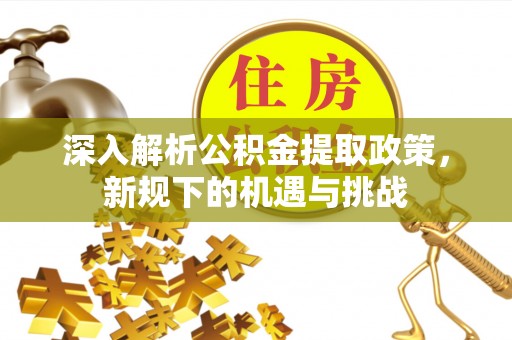 西秀深入解析公积金提取政策，新规下的机遇与挑战