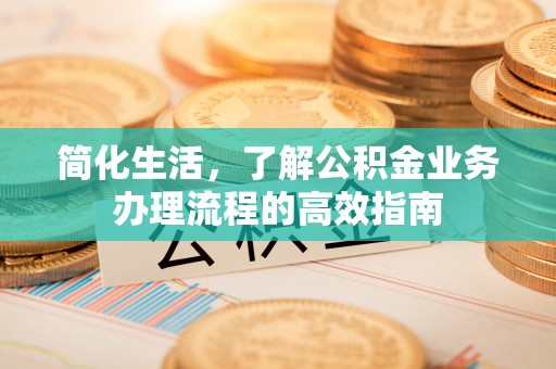 西秀简化生活，了解公积金业务办理流程的高效指南