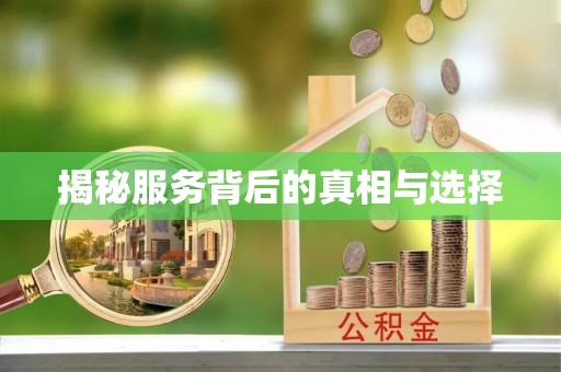 西秀揭秘服务背后的真相与选择