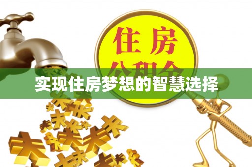 西秀实现住房梦想的智慧选择
