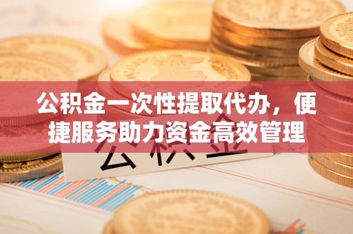 西秀公积金一次性提取代办，便捷服务助力资金高效管理
