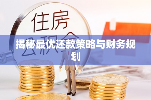 西秀揭秘最优还款策略与财务规划