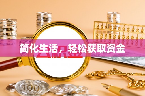 西秀简化生活，轻松获取资金